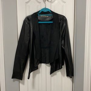 Black Leather/Suede Jacket